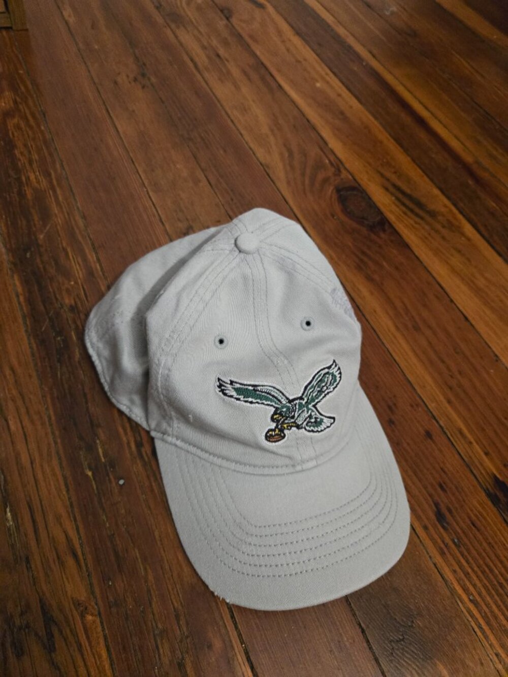 Light Gray Eagle Logo Baseball Cap - Men's Casual Hat